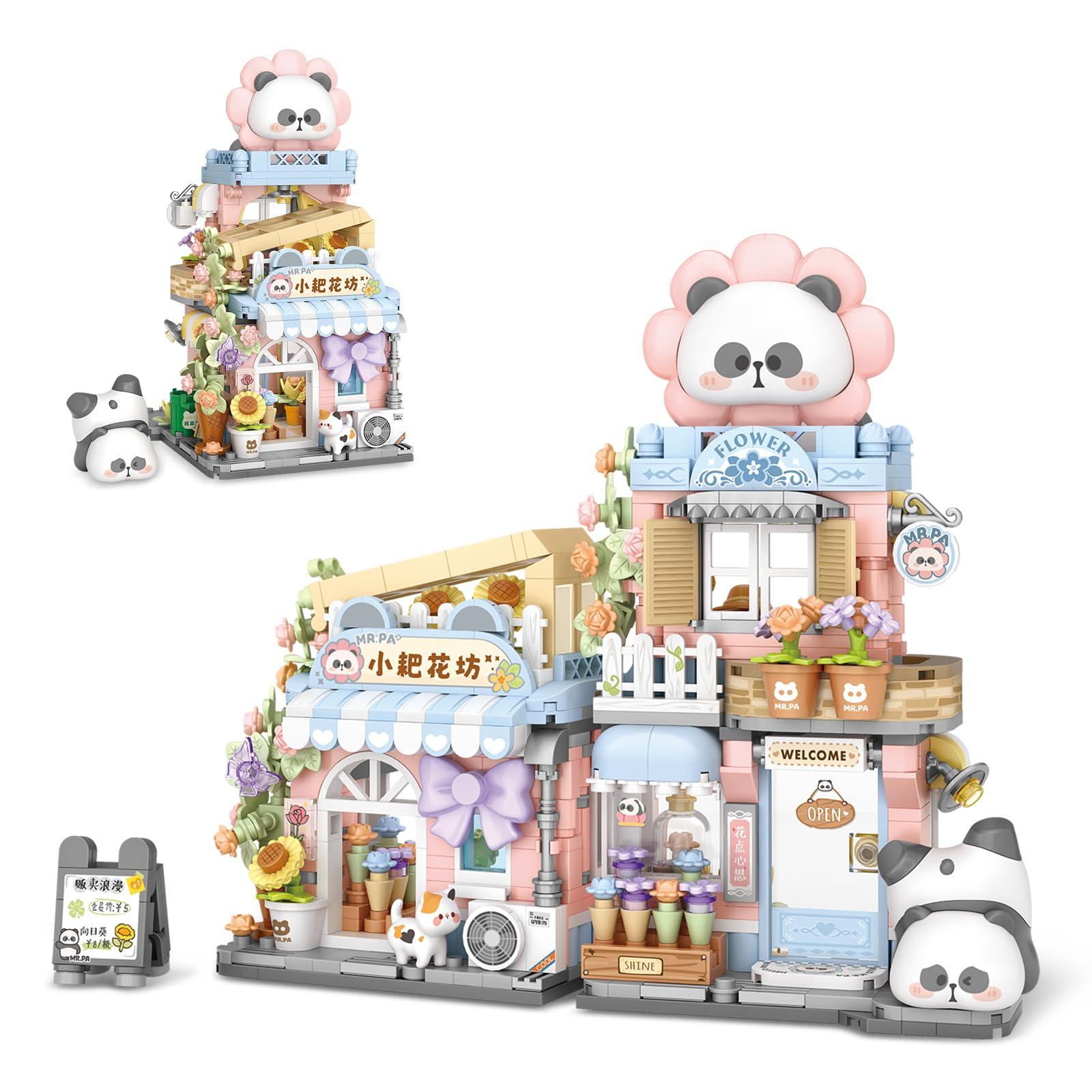 Foto 1 | Bloques De Construcción Newabwn Street View Flower House Shop 810 Piezas - Venta Internacional.