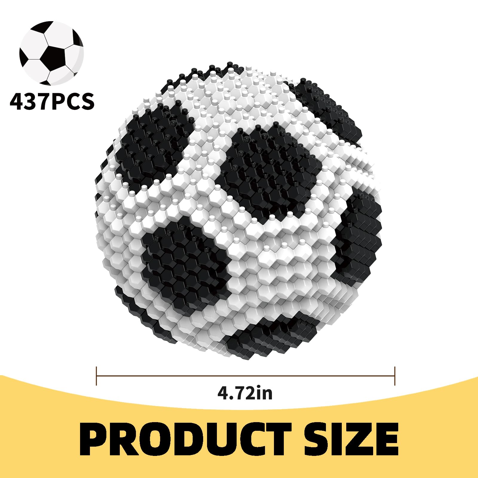Foto 2 | Set De Bloques De Construcción Kadele Soccer 437 Piezas Para Adultos Mayores De 14 Años - Venta Internacional.