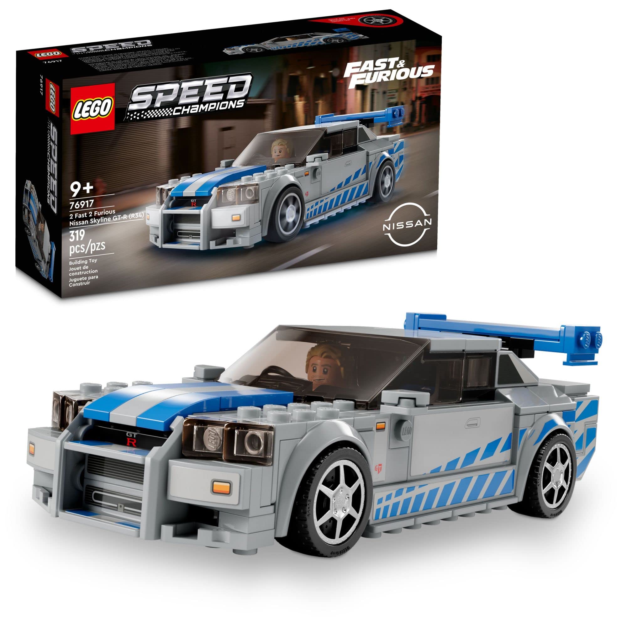 Kit De Construcción Lego Speed Champions 2 Fast 2 Furious Nissan - Venta Internacional.