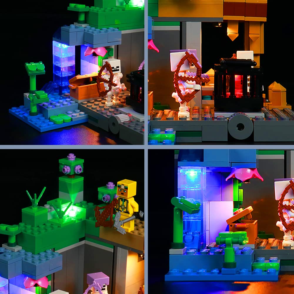Foto 6 pulgar | Kit De Iluminación Para Lego Minecraft The Skeleton Dungeon 21189 - Venta Internacional.