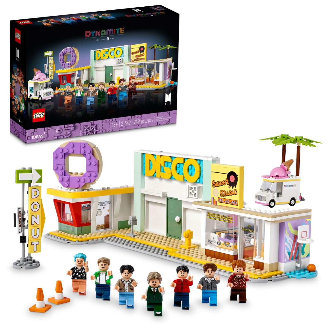 Foto 2 pulgar | Maqueta Lego Ideas Bts Dynamite 21339 Con 7 Minifiguras - Venta Internacional.