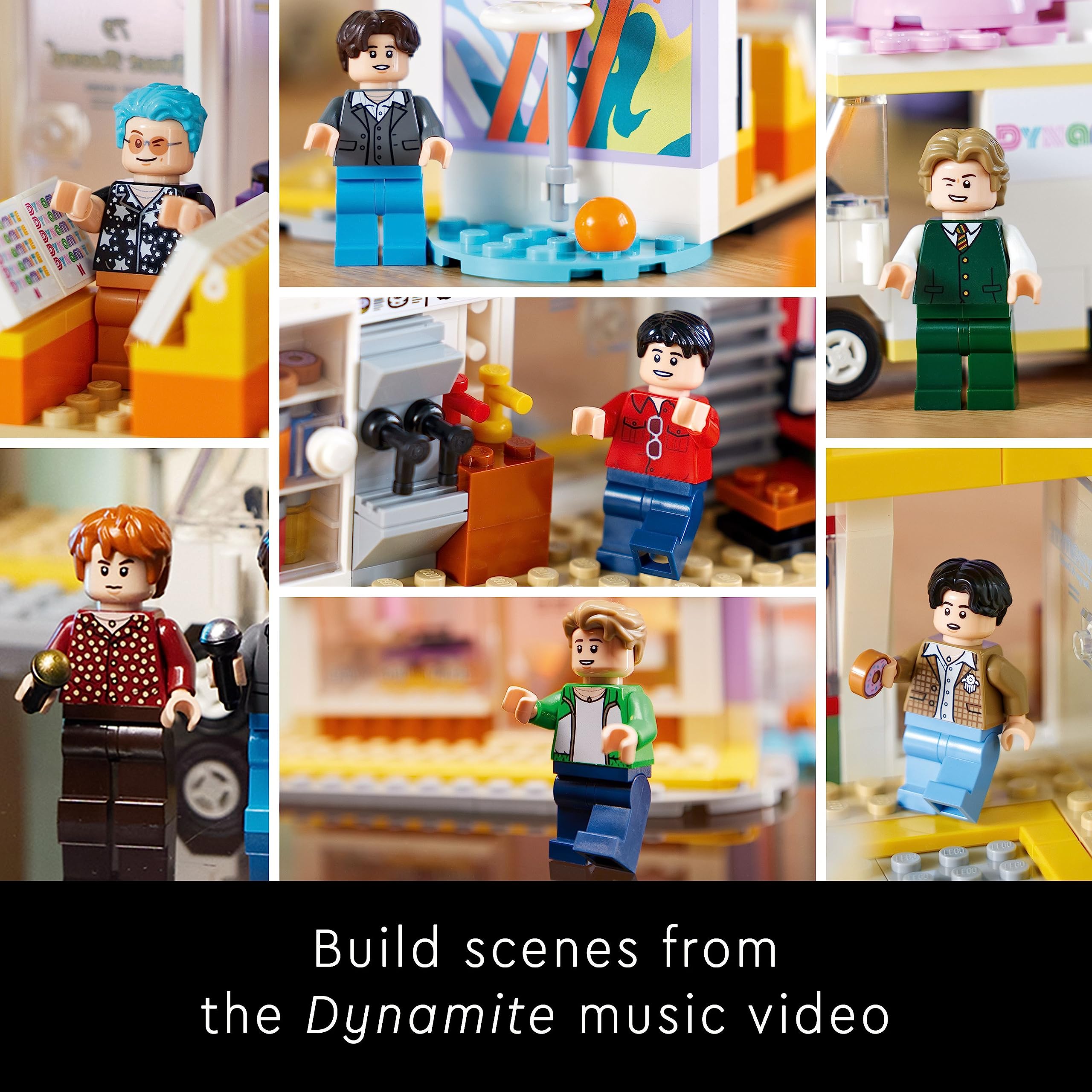 Foto 5 pulgar | Maqueta Lego Ideas Bts Dynamite 21339 Con 7 Minifiguras - Venta Internacional.