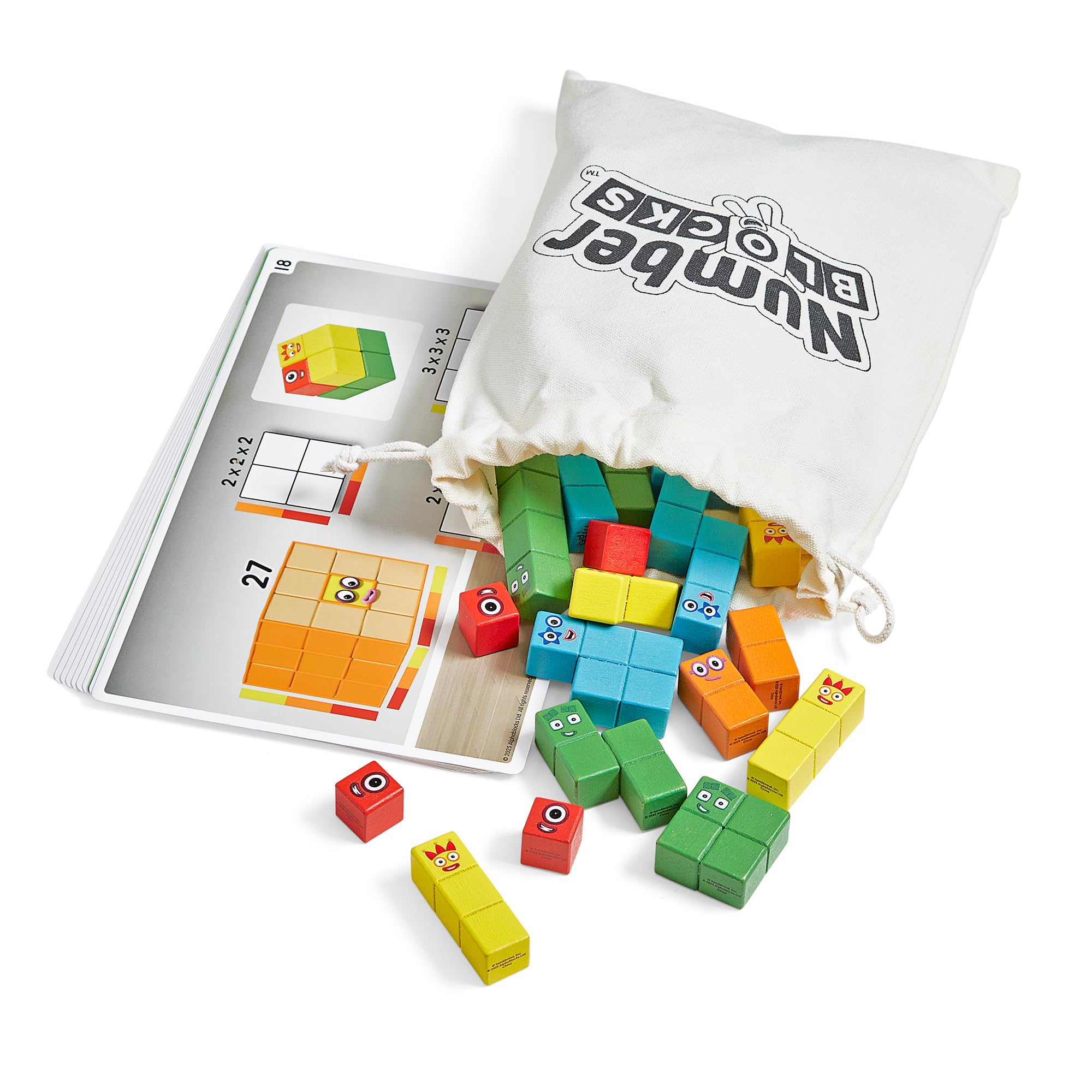 Foto 5 | Set De Actividades Con Bloques De Construcción De Madera Hand2mind Numberblocks - Venta Internacional.