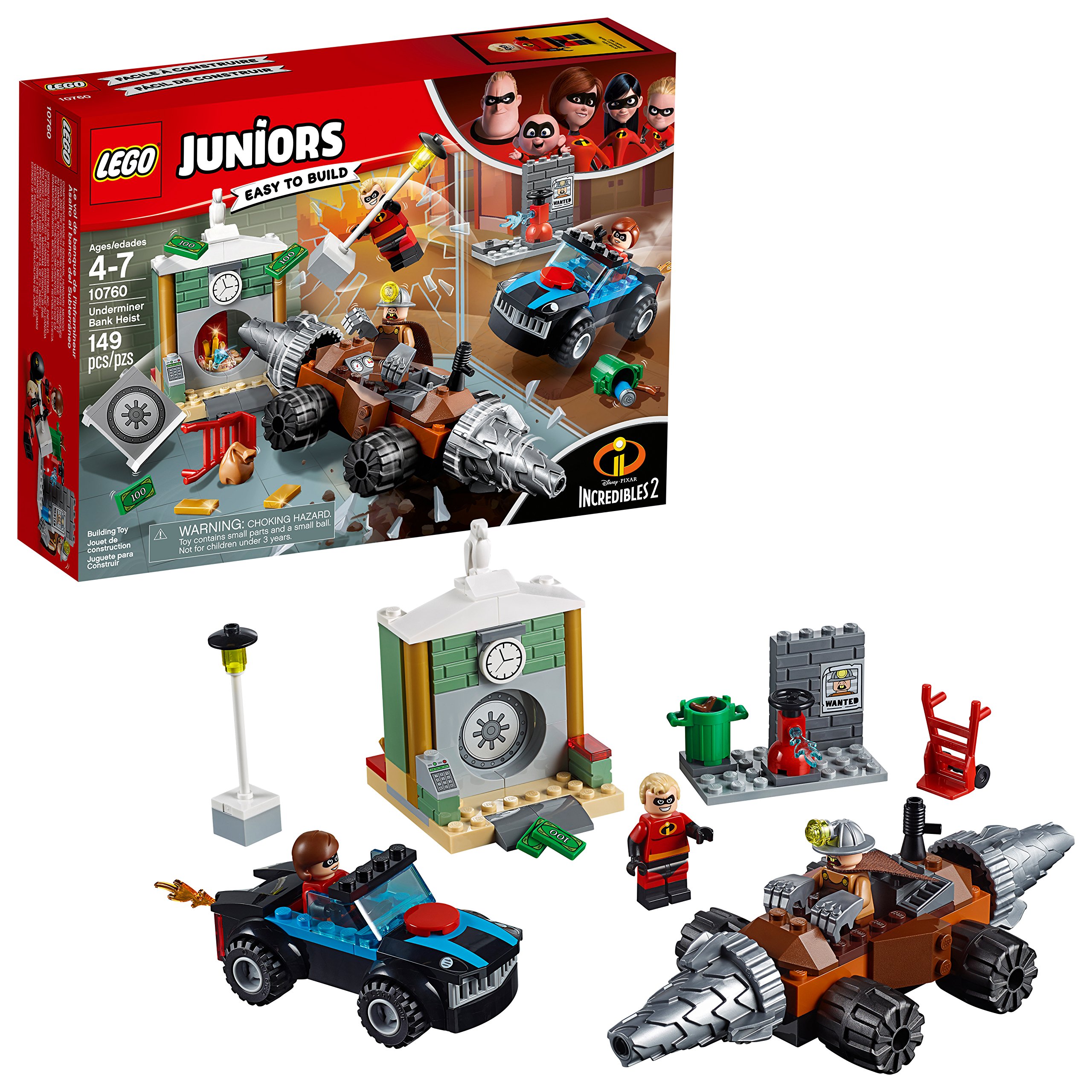 Foto 2 pulgar | Kit De Construcción Lego Juniors/4+ Los Increíbles 2 10760 (149 Piezas) - Venta Internacional.