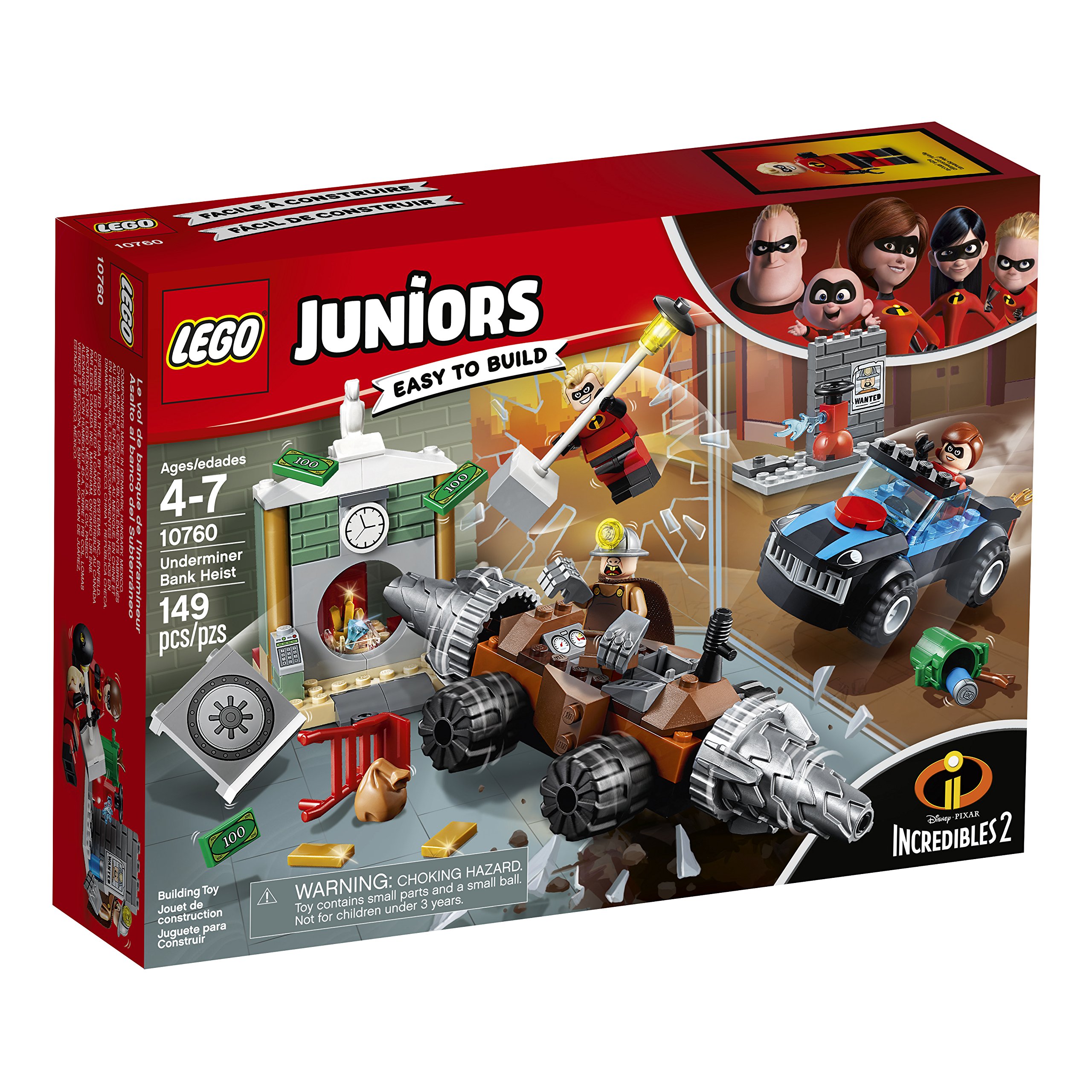 Foto 5 pulgar | Kit De Construcción Lego Juniors/4+ Los Increíbles 2 10760 (149 Piezas) - Venta Internacional.