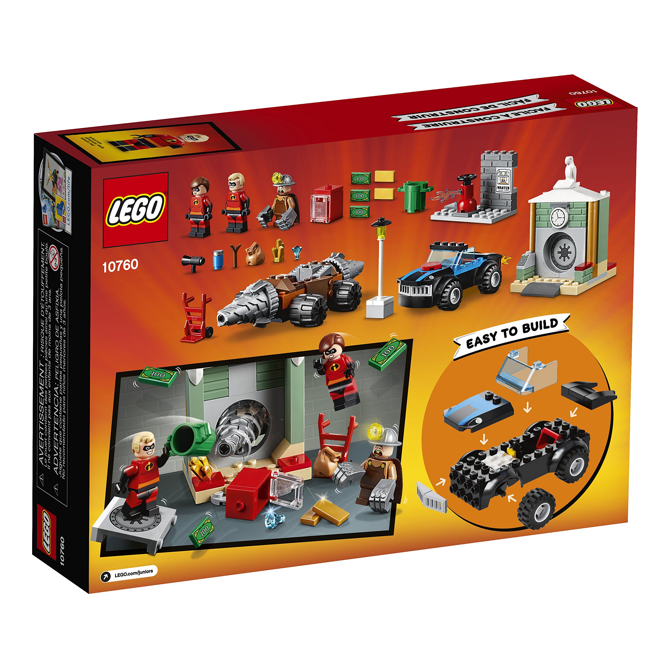 Foto 6 pulgar | Kit De Construcción Lego Juniors/4+ Los Increíbles 2 10760 (149 Piezas) - Venta Internacional.