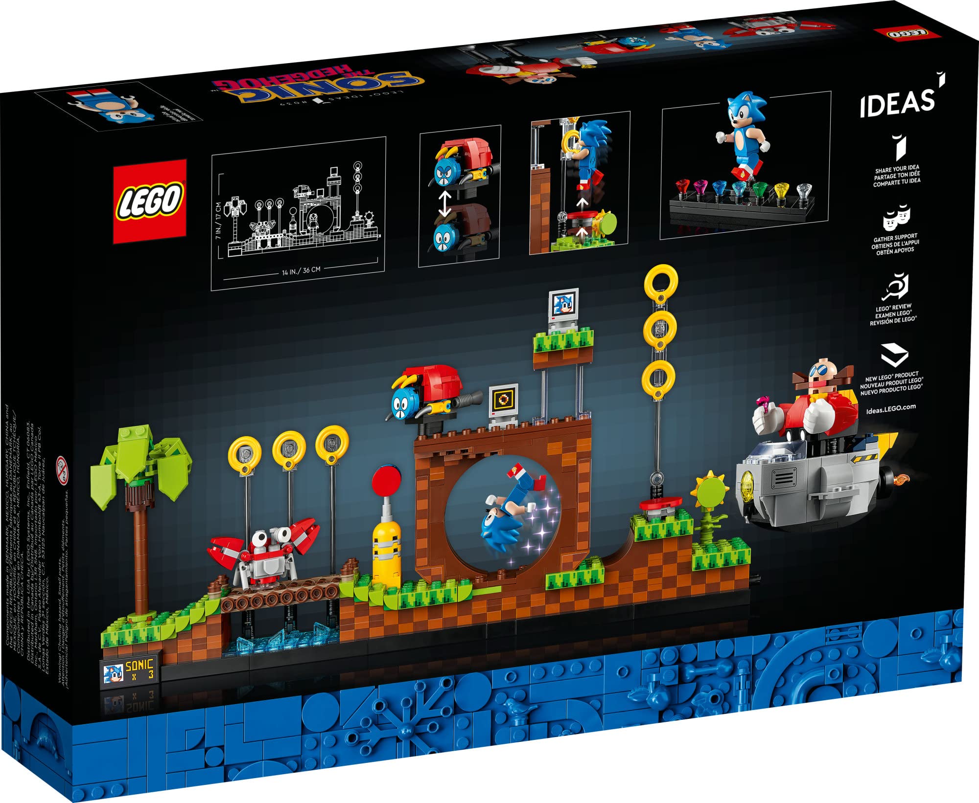 Foto 8 pulgar | Set Coleccionable Lego Ideas Sonic The Hedgehog 21331 Con Figuras - Venta Internacional.