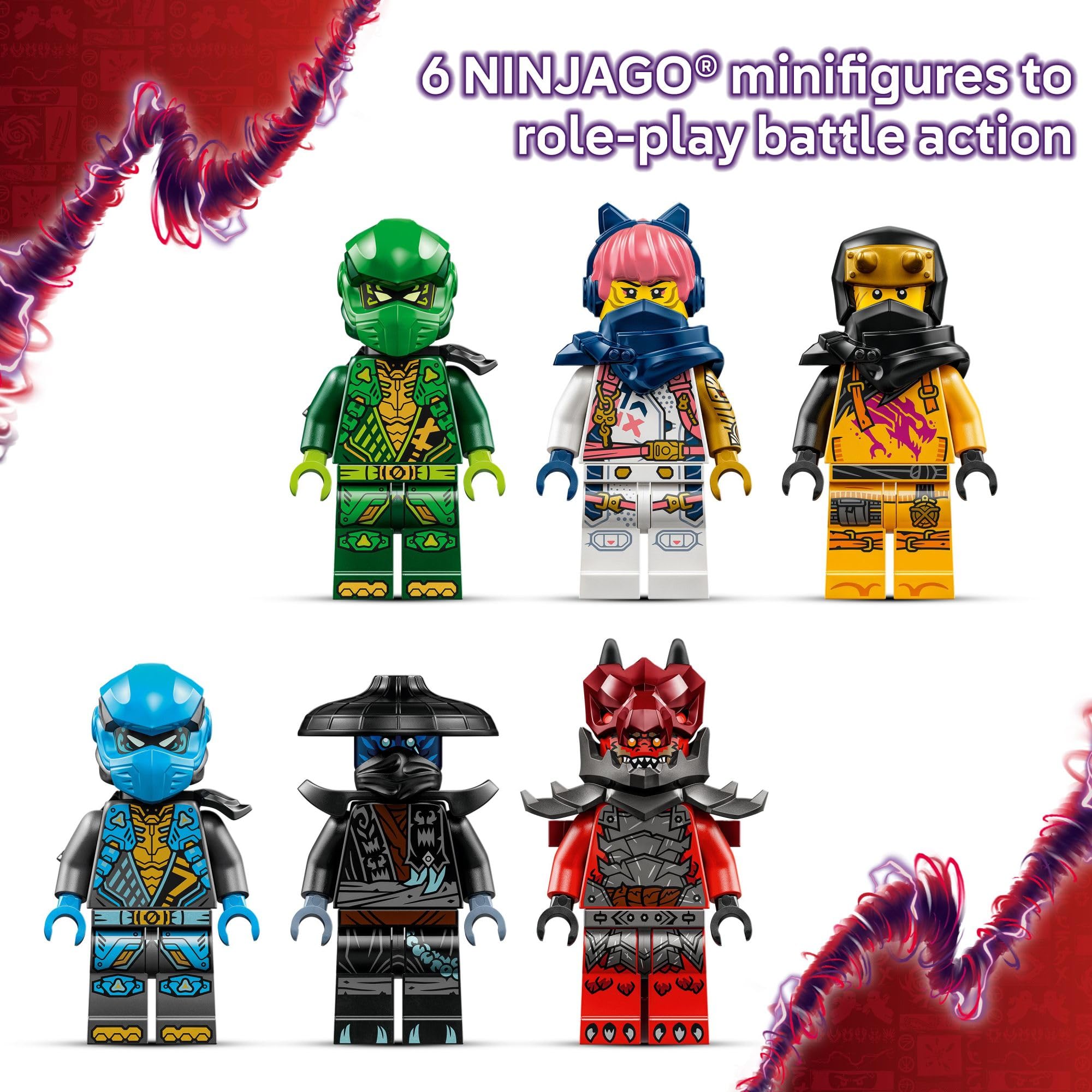 Foto 6 pulgar | Juguete De Construcción Lego Ninjago Thunderfang Dragon Of Chaos 71832 - Venta Internacional.