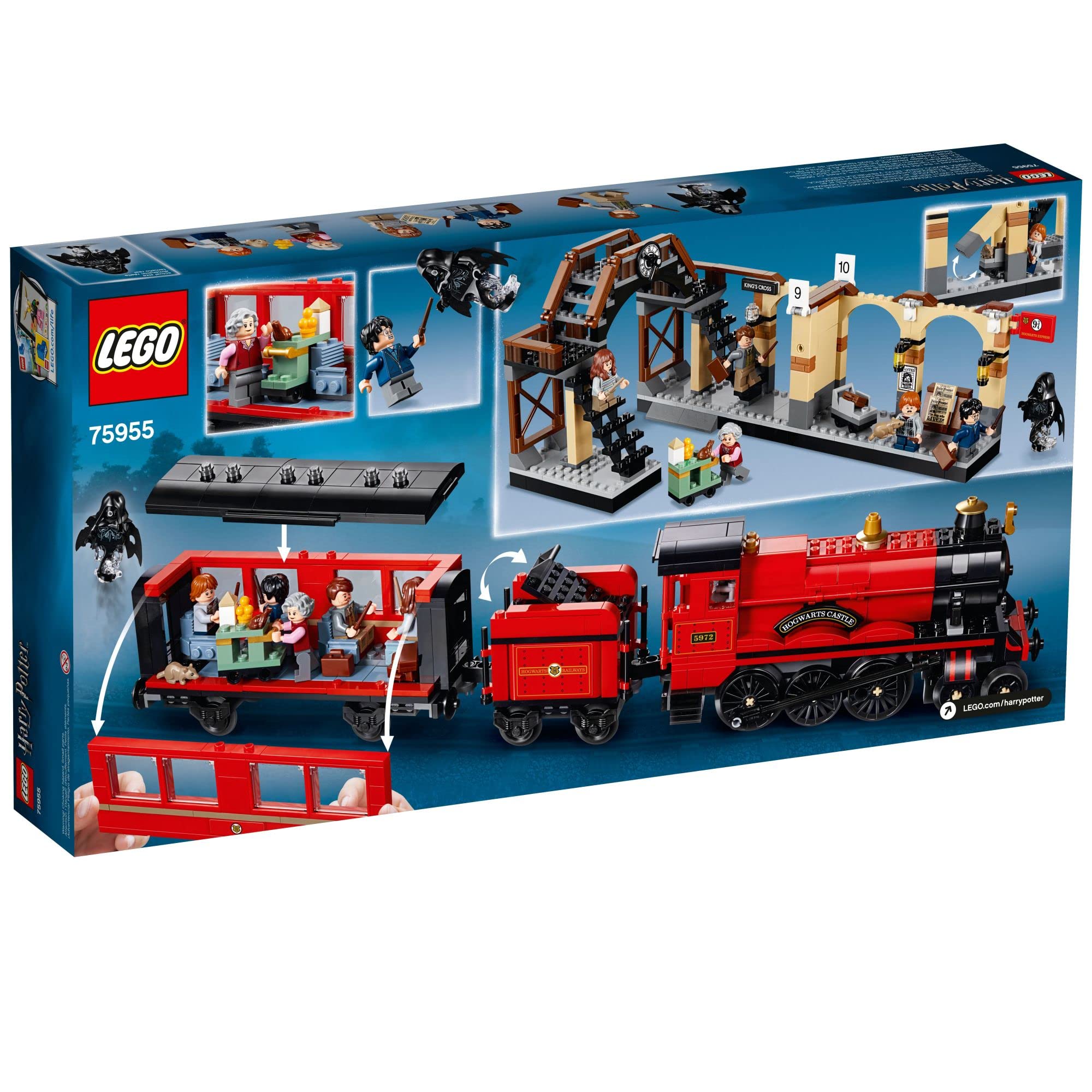 Foto 5 pulgar | Set De Construcción De Trenes De Juguete Lego Harry Potter Hogwarts Express - Venta Internacional.