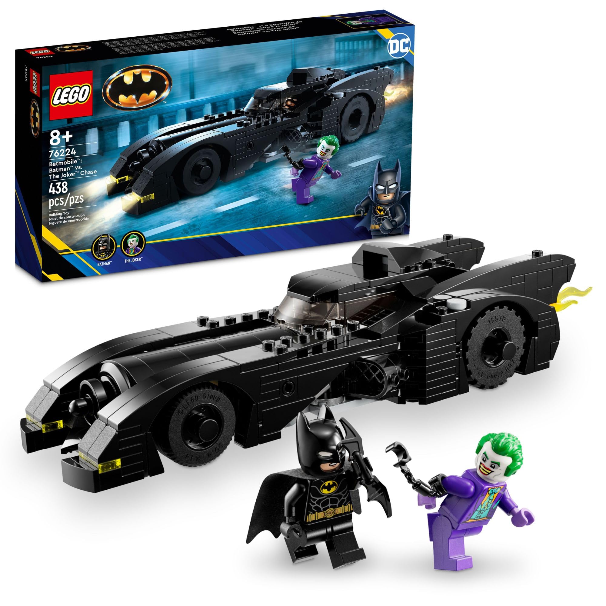 Foto 2 pulgar | Set De Juguetes De Construcción Lego Dc Batmobile Batman Contra El Joker - Venta Internacional.