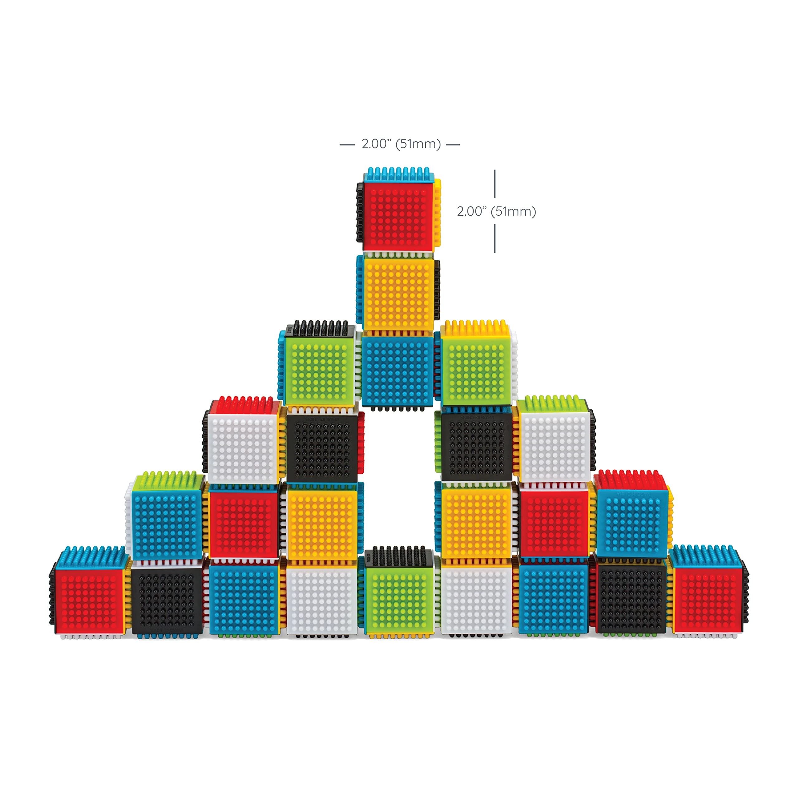 Foto 6 | Bloques Sensoriales Infantino Press & Stay Para Bebés De Más De 6 M, 24 Unidades - Venta Internacional.