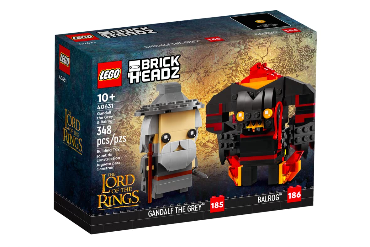 Foto 3 pulgar | Set De Construcción Lego Brickheadz 40631 Gandalf El Gris Y Balrog - Venta Internacional.