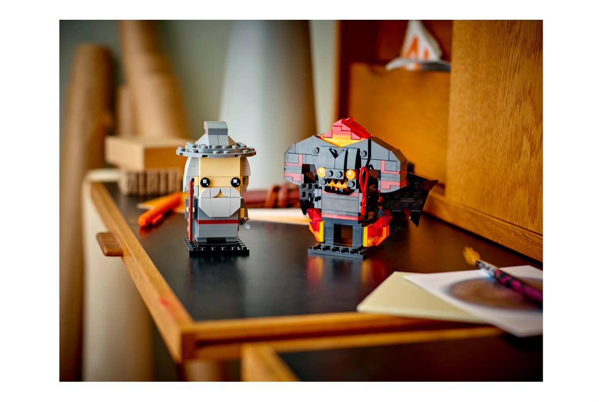Foto 6 pulgar | Set De Construcción Lego Brickheadz 40631 Gandalf El Gris Y Balrog - Venta Internacional.