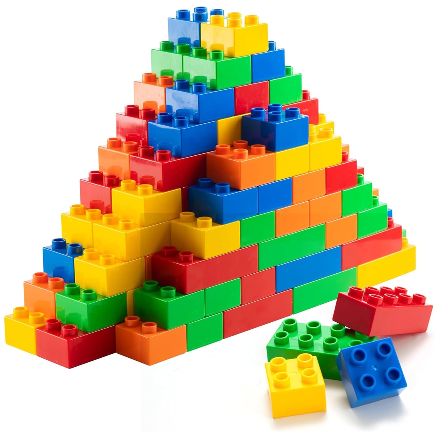 Foto 2 pulgar | Juego De Bloques De Construcción Prextex 100 Piezas Para Niños A Partir De 18 Meses - Venta Internacional.