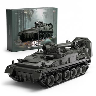 Foto 1 | Modelo De Tanque Militar Nifeliz 2s4 Modelo De Construcción Con 1438 Piezas Para Adultos - Venta Internacional.