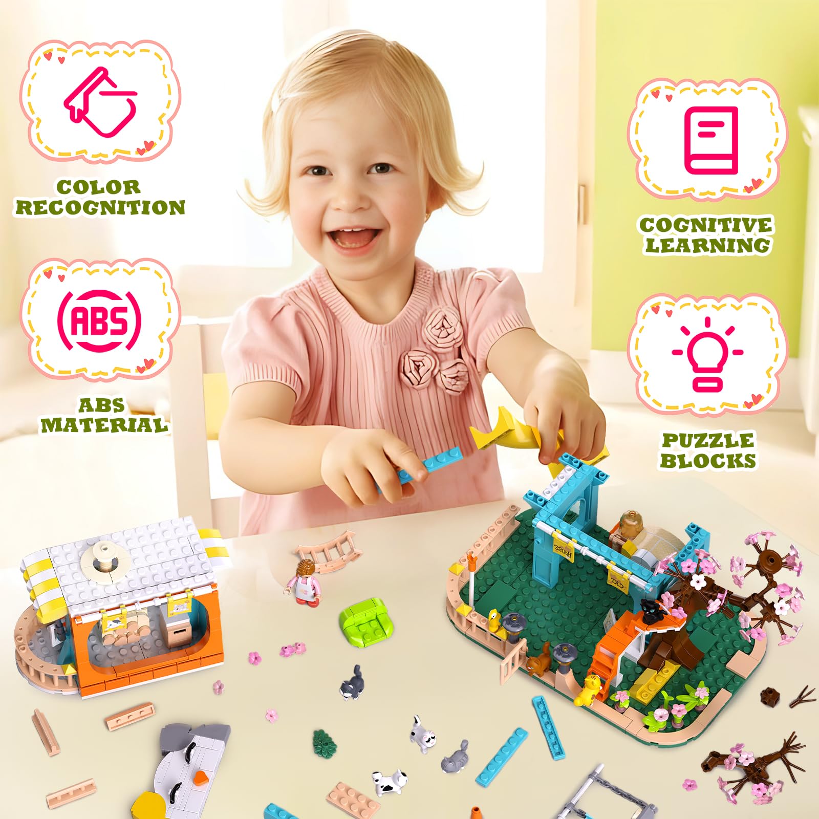 Foto 7 pulgar | Set De Construcción Cat House Con 8 Gatos Y Muñecas Compatibles Con Lego Friends - Venta Internacional.