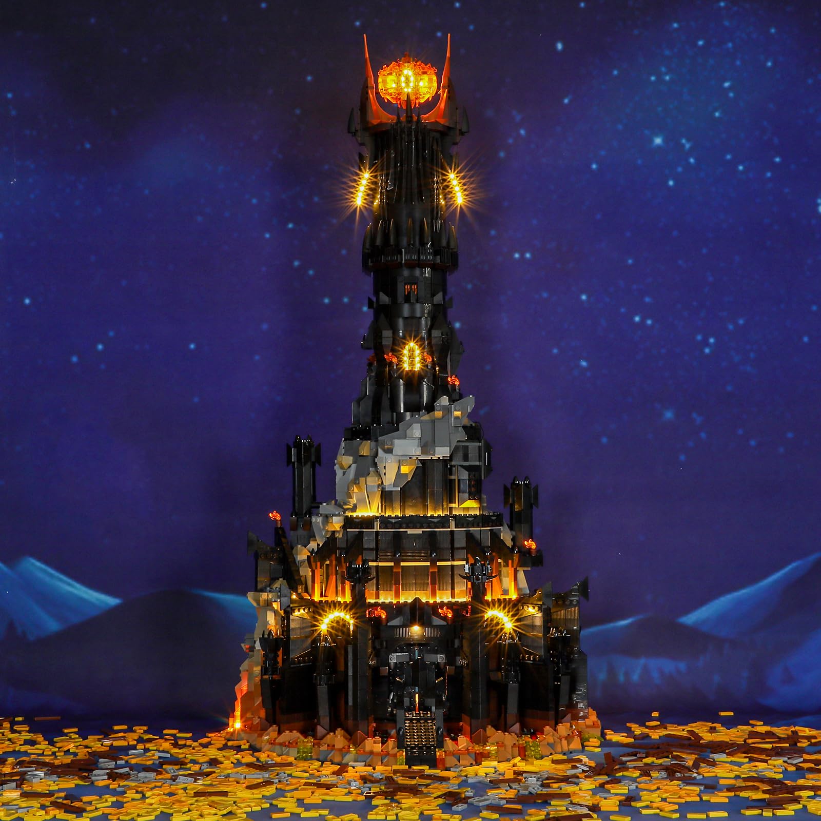 Foto 4 pulgar | Kit De Luces Para Lego Barad-dur 10333 Iconos De El Señor De Los Anillos - Venta Internacional.