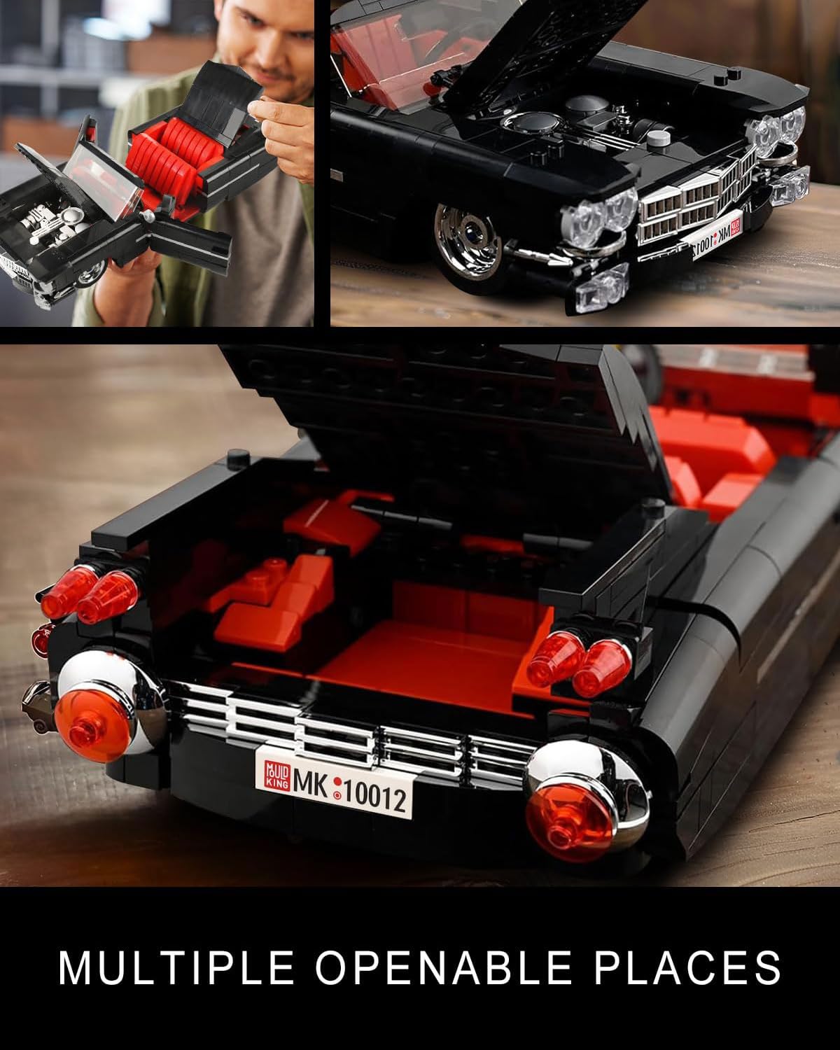 Foto 5 pulgar | Kit De Bloques De Construcción Mould King Sports Car Racing, Modelo 1245 Piezas - Venta Internacional.