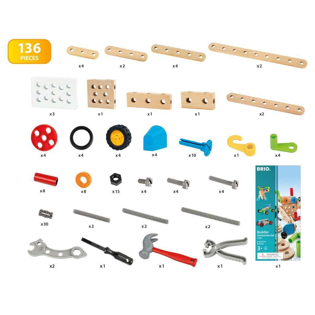 Foto 8 pulgar | Set De Construcción Brio Builder 34587 136 Piezas A Partir De 3 Años - Venta Internacional.