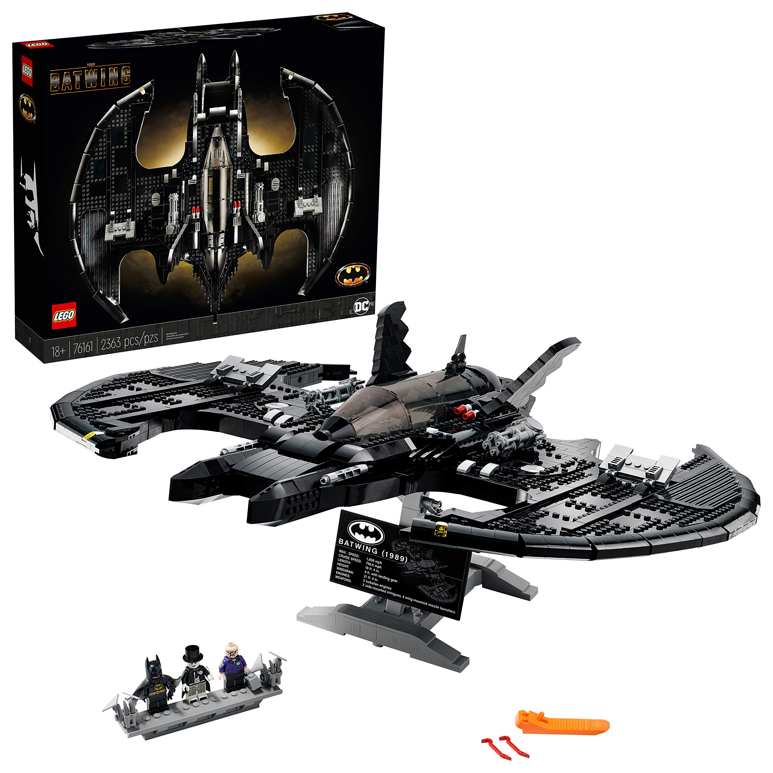 Foto 2 pulgar | Juego De Construcción Lego 76161 Batman 1989 Batwing Set - Venta Internacional.