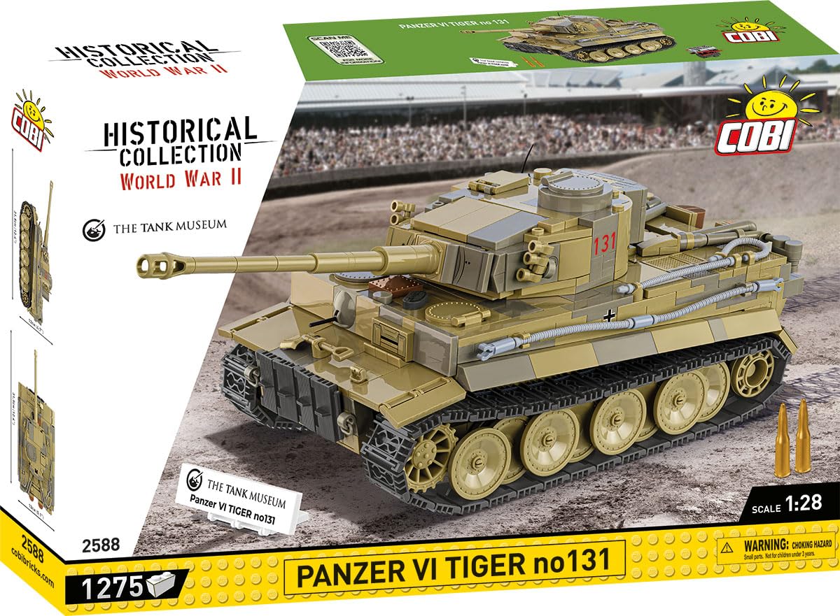Foto 3 pulgar | Bloques De Construcción: Colección Histórica Cobi: Panzer Vi Tiger 131 De La Segunda Guerra Mundial - Venta Interna