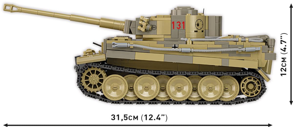 Foto 4 pulgar | Bloques De Construcción: Colección Histórica Cobi: Panzer Vi Tiger 131 De La Segunda Guerra Mundial - Venta Interna