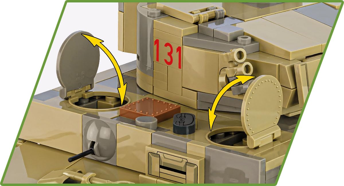 Foto 6 pulgar | Bloques De Construcción: Colección Histórica Cobi: Panzer Vi Tiger 131 De La Segunda Guerra Mundial - Venta Interna