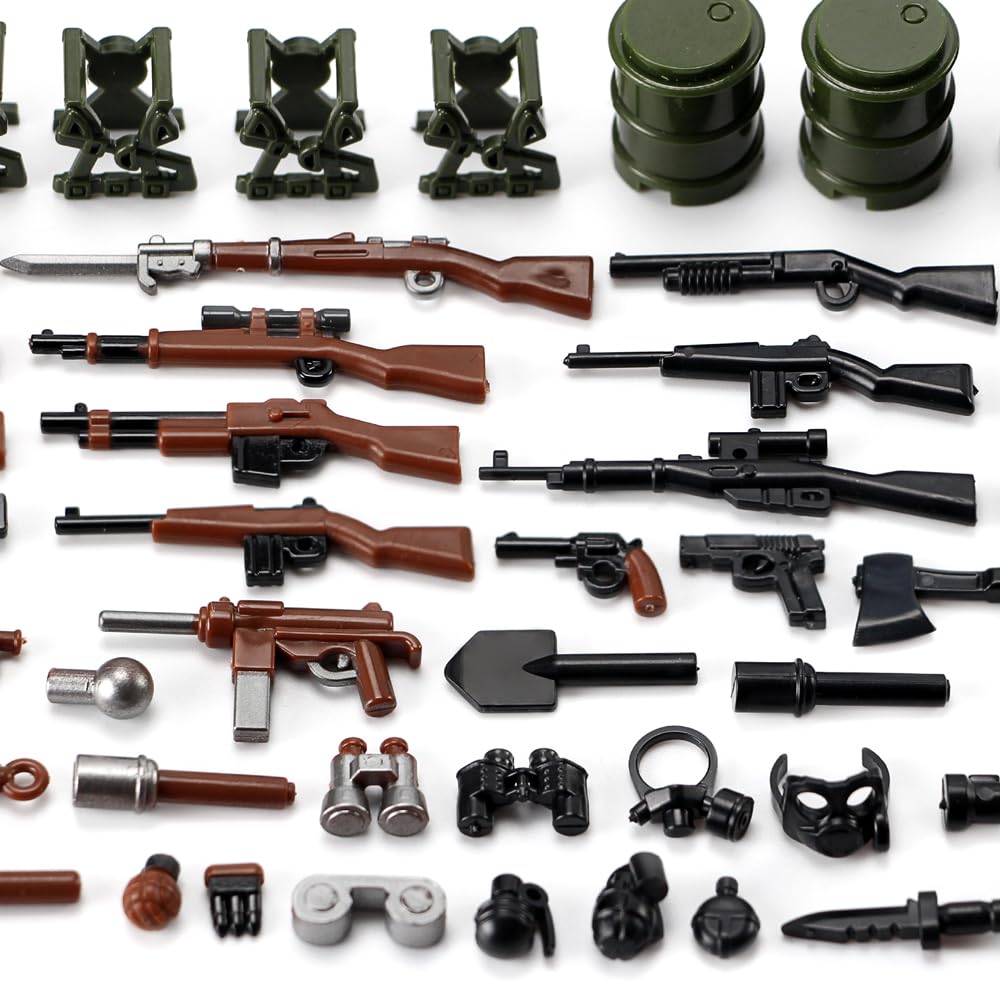 Foto 4 pulgar | Set De Armas Feleph De La Segunda Guerra Mundial Para Figuras De Soldados Con Accesorios - Venta Internacional.