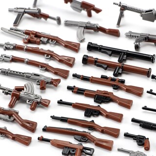 Foto 4 | Set De Armas Feleph De La Segunda Guerra Mundial Para Figuras De Soldados Con Accesorios - Venta Internacional.