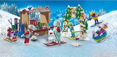Foto 2 | Set De Juego Playmobil Ski World Con 6 Figuras, Esquís, Trineos Y Más - Venta Internacional.