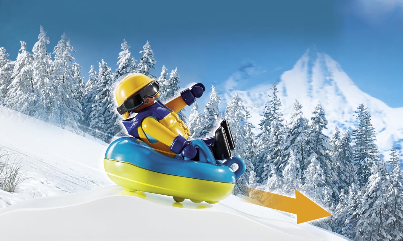 Foto 4 pulgar | Set De Juego Playmobil Ski World Con 6 Figuras, Esquís, Trineos Y Más - Venta Internacional.