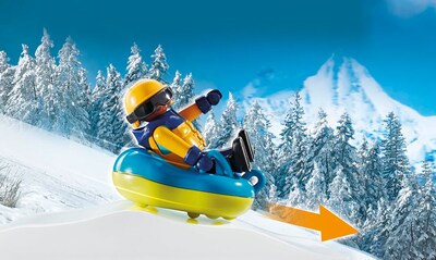 Foto 3 | Set De Juego Playmobil Ski World Con 6 Figuras, Esquís, Trineos Y Más - Venta Internacional.