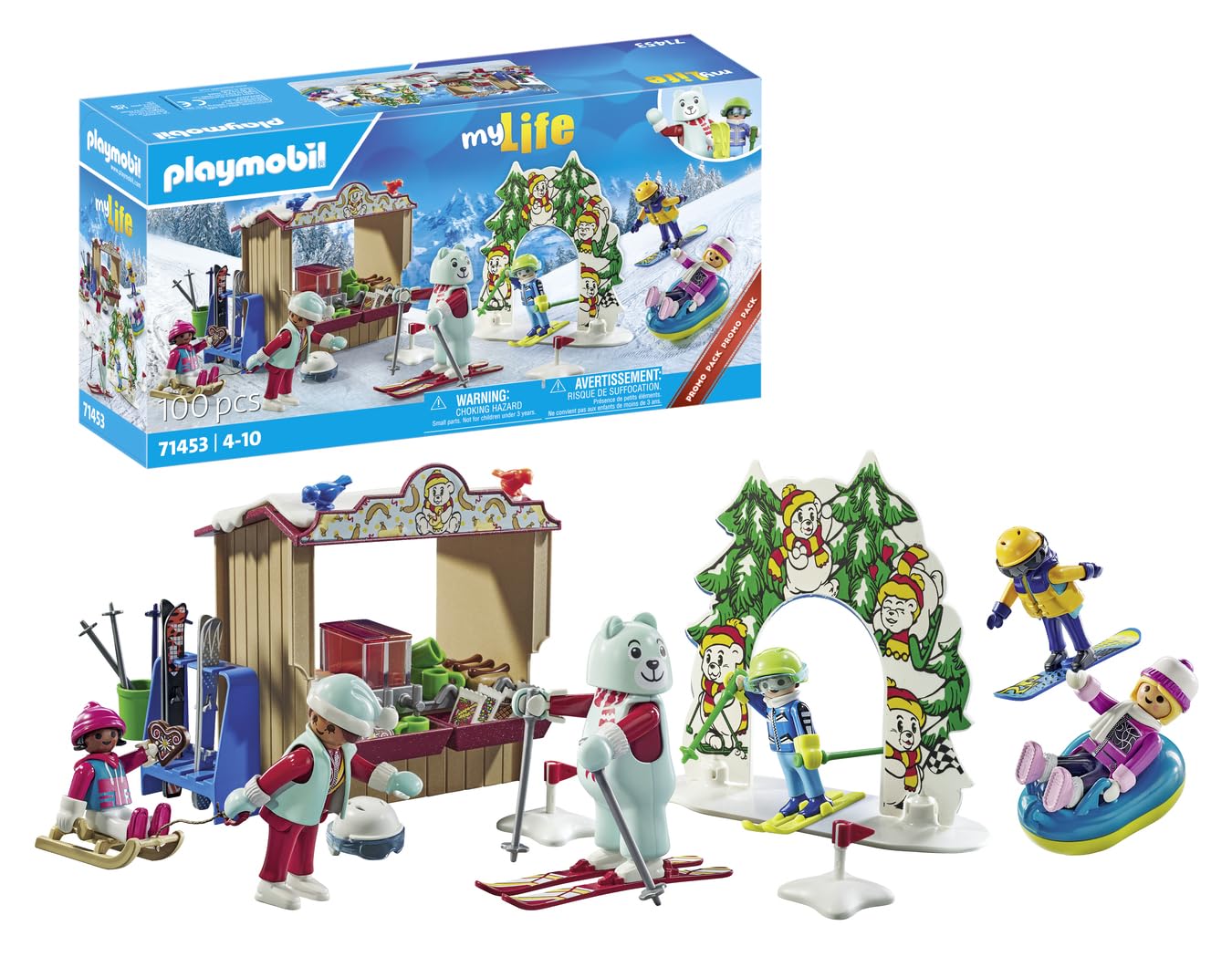 Foto 8 pulgar | Set De Juego Playmobil Ski World Con 6 Figuras, Esquís, Trineos Y Más - Venta Internacional.