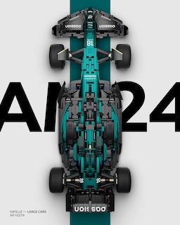 Foto 4 | Set De Construcción Nifeliz Am24, Coche De Carreras De Fórmula 1, Escala 1:8 - Venta Internacional.