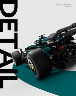 Foto 6 | Set De Construcción Nifeliz Am24, Coche De Carreras De Fórmula 1, Escala 1:8 - Venta Internacional.