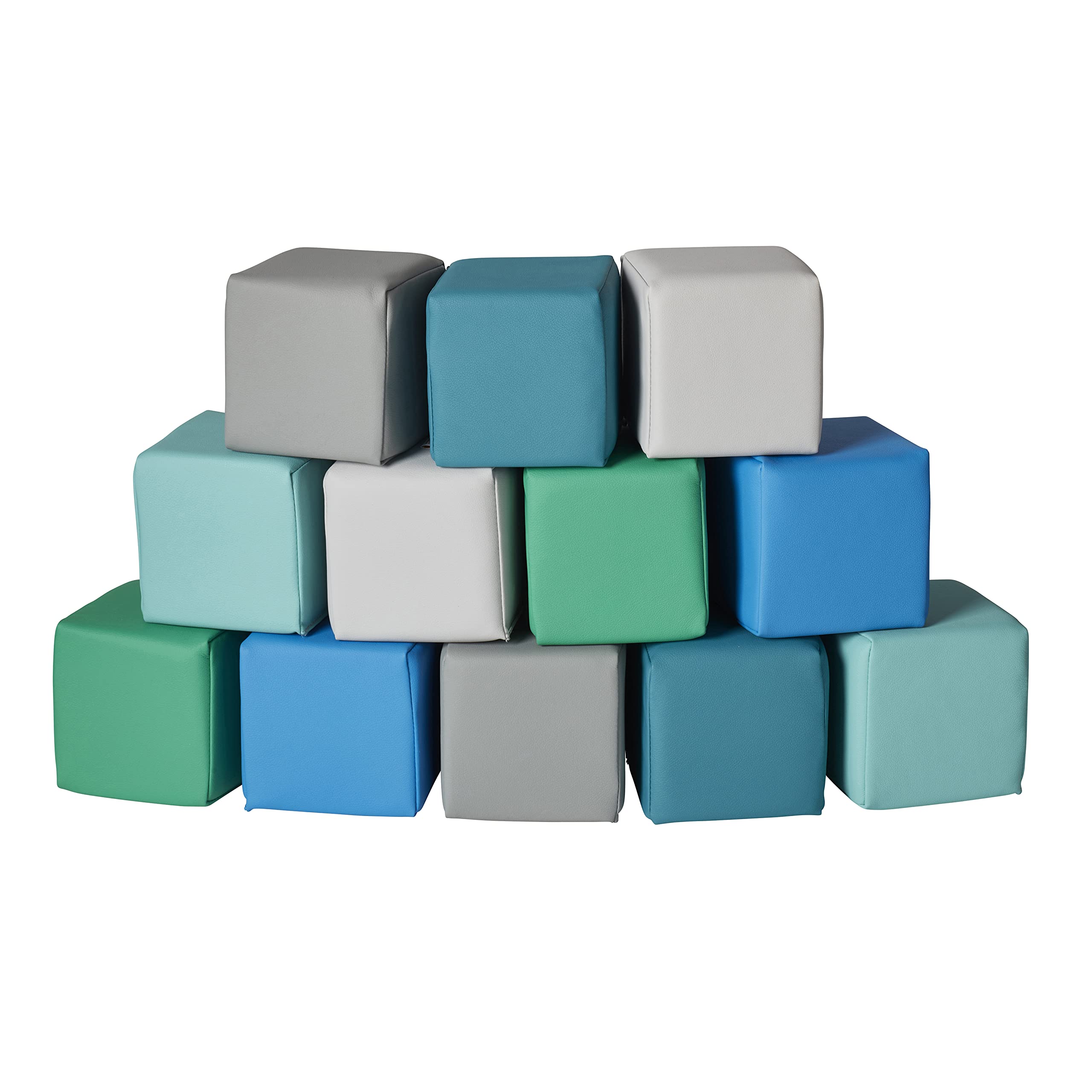 Foto 2 pulgar | Building Blocks Ecr4kids Softzone Patchwork Para Niños Pequeños, 12 Piezas - Venta Internacional.
