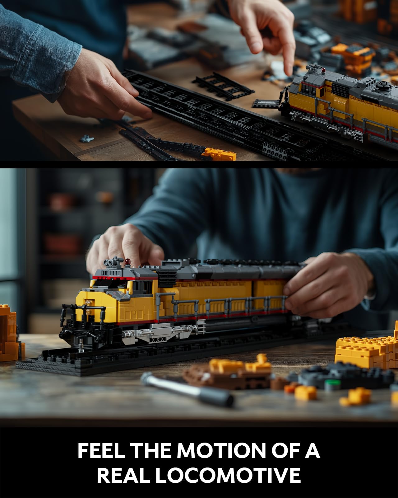 Foto 5 pulgar | Set De Construcción De Locomotoras Nifeliz Dda40x Con Base 1603 Piezas Nf10296 - Venta Internacional.