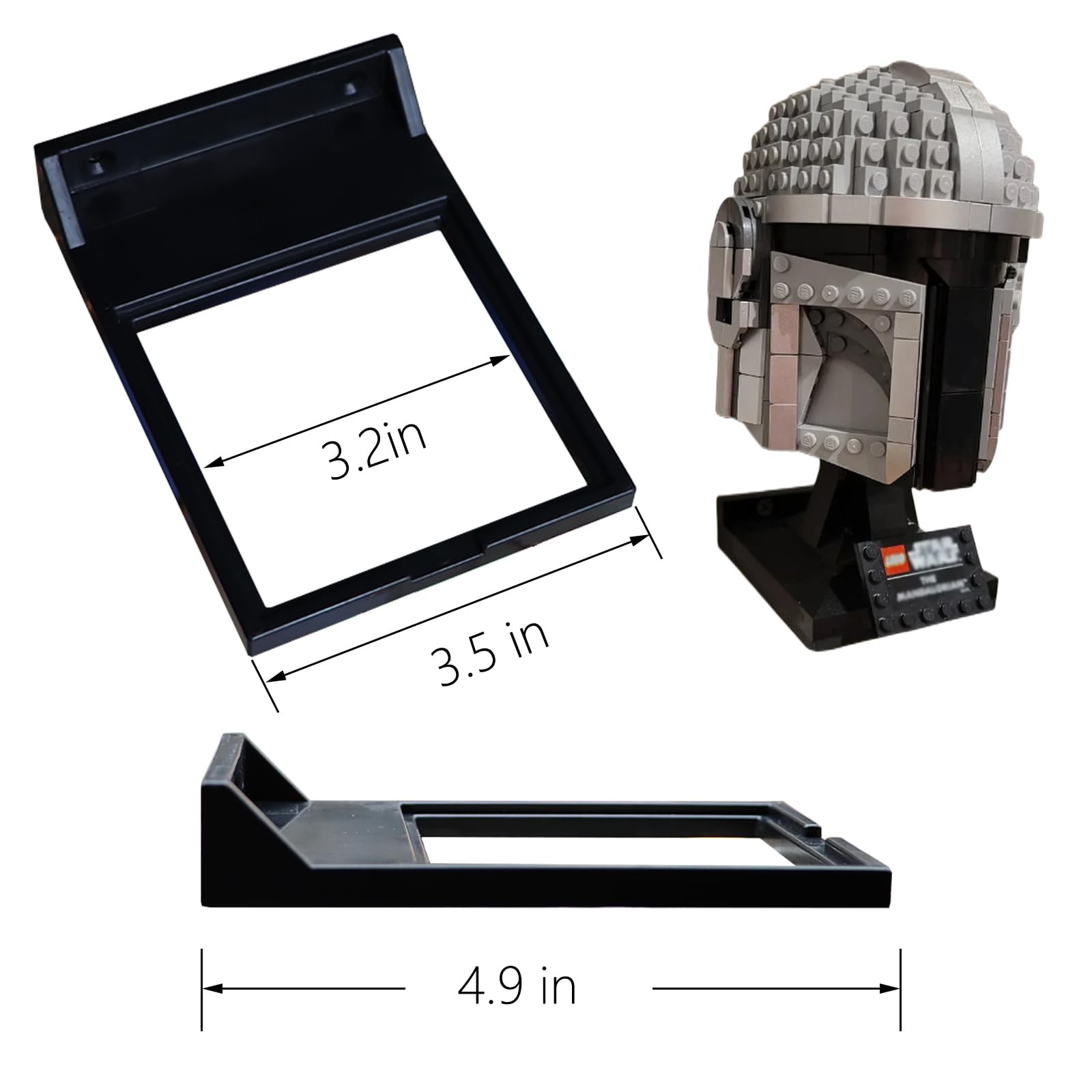Foto 3 pulgar | Soporte De Pared Para Casco Lego Star Wars Teyouyi Negro, 8 Unidades - Venta Internacional.