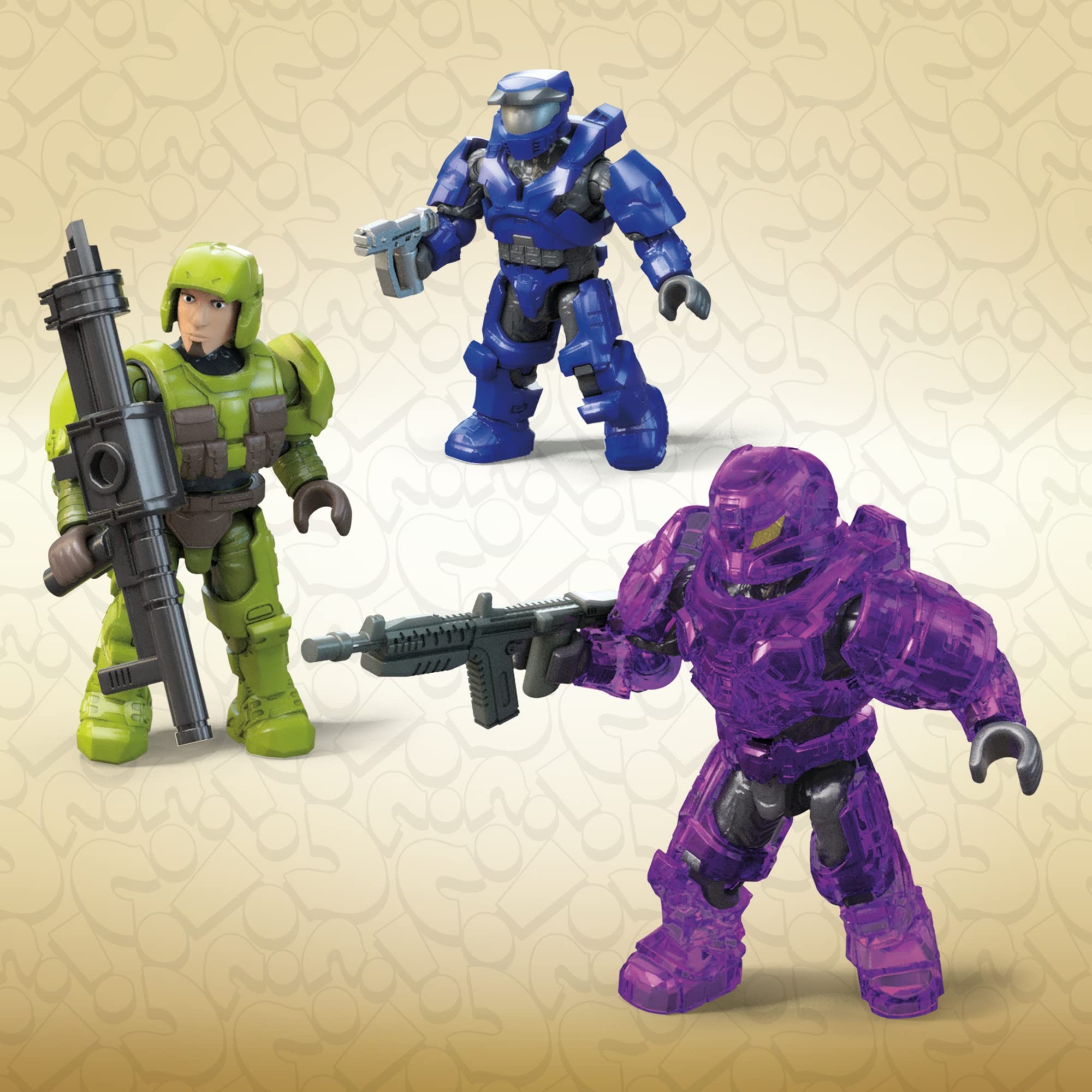Foto 6 pulgar | Microfiguras De Acción Megaconstrux Halo Con Bloque De Visualización - Venta Internacional.