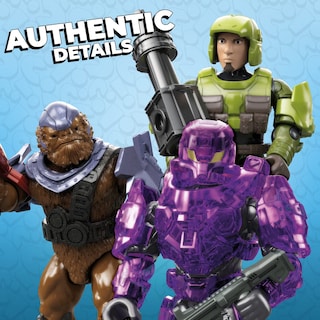 Foto 6 | Microfiguras De Acción Megaconstrux Halo Con Bloque De Visualización - Venta Internacional.