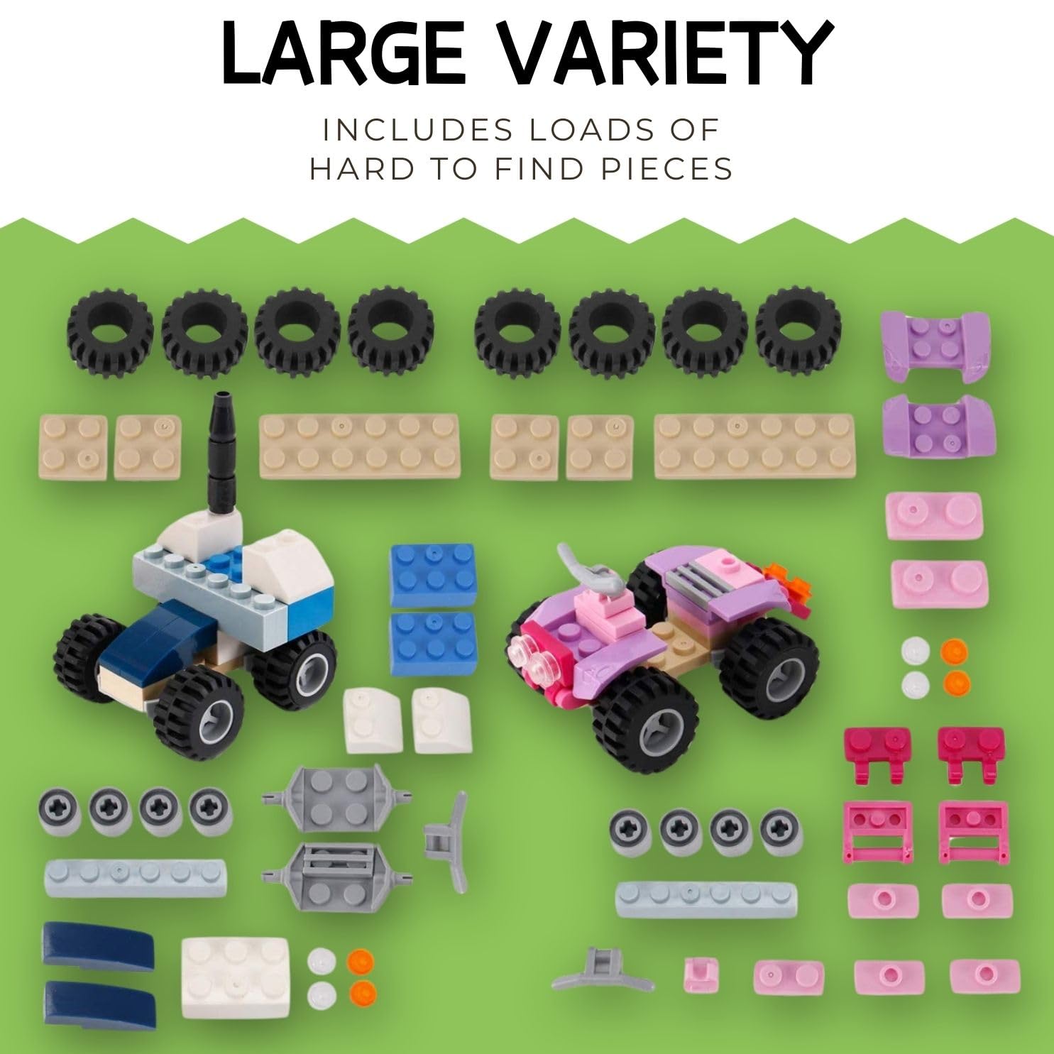 Foto 7 pulgar | Set De Juego Building Bricks Liberty Imports, 1000 Unidades Con Placas Base - Venta Internacional.