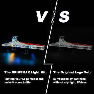 Foto 6 | Kit De Iluminación Briksmax Para Lego-75367 Venator-class Republic - Venta Internacional.