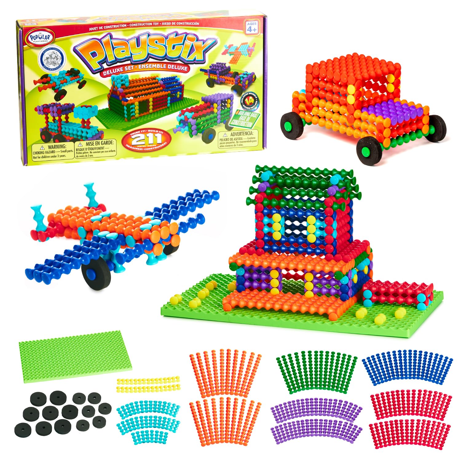 Juego De Bloques De Construcción Playstix 211 Piezas - Venta Internacional.