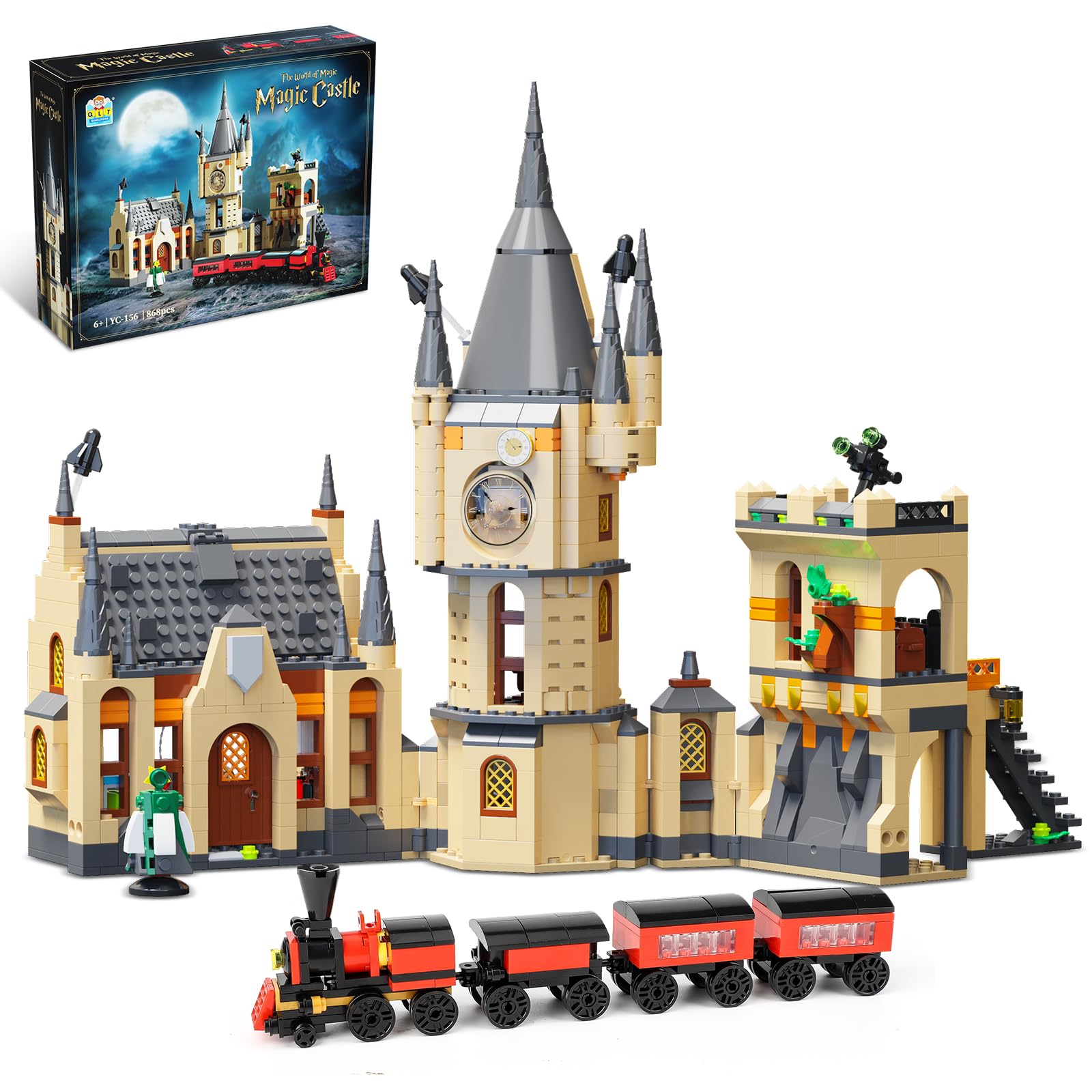 Foto 2 pulgar | Set De Construcción Qlt Qiaoletong Harry Castle Potter Clock Tower - Venta Internacional.