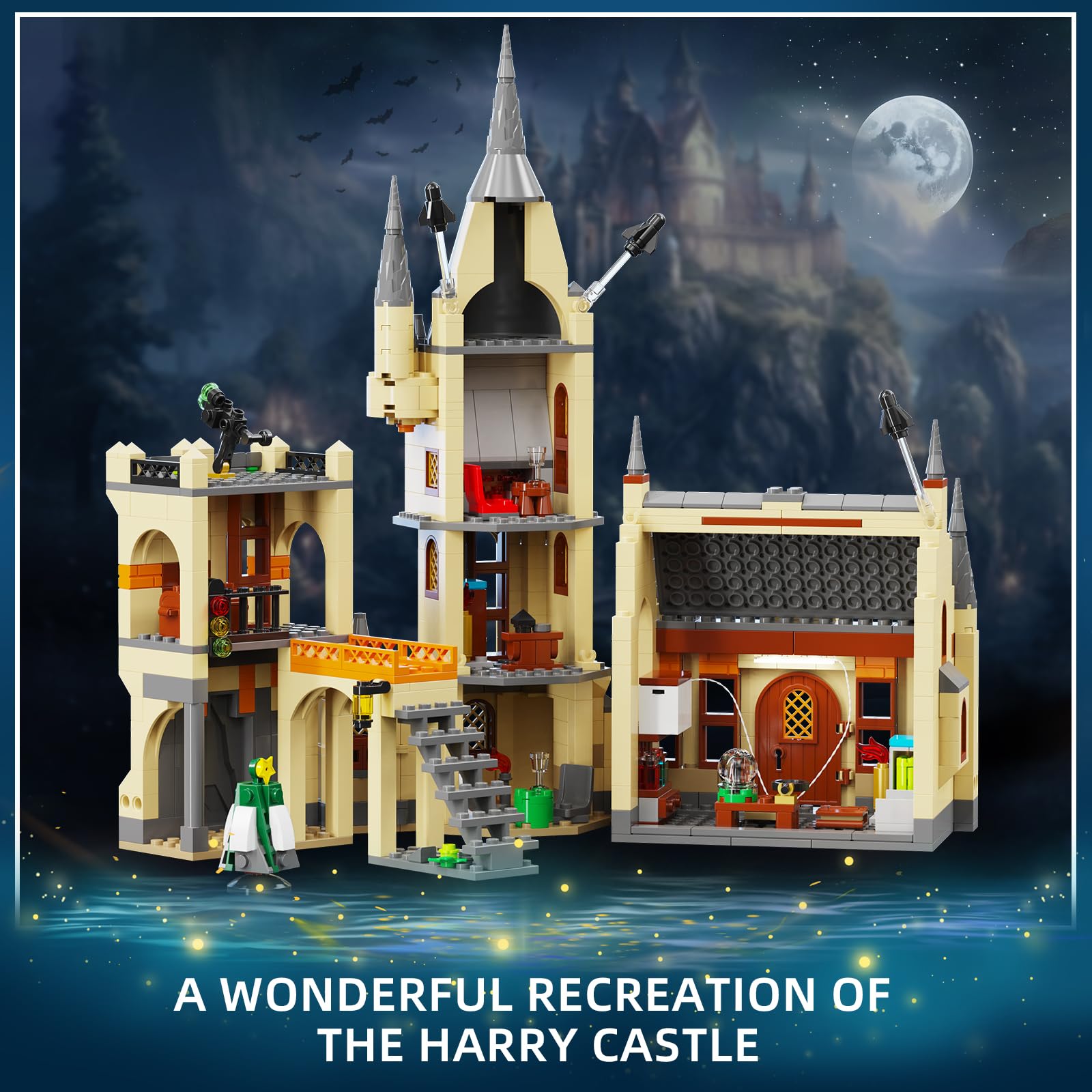 Foto 4 pulgar | Set De Construcción Qlt Qiaoletong Harry Castle Potter Clock Tower - Venta Internacional.