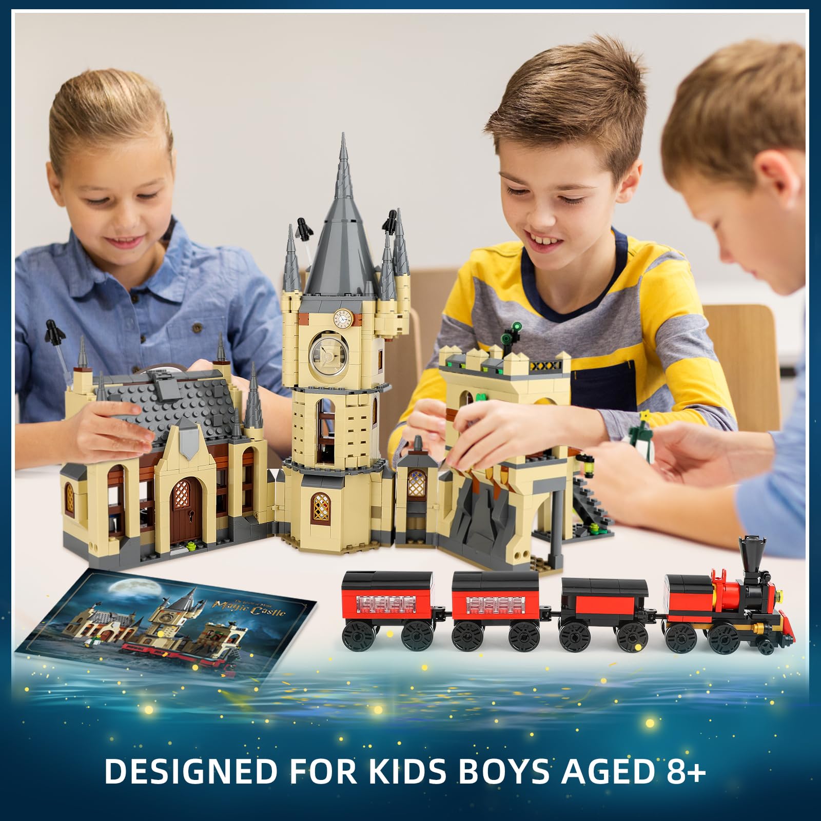 Foto 4 | Set De Construcción Qlt Qiaoletong Harry Castle Potter Clock Tower - Venta Internacional.