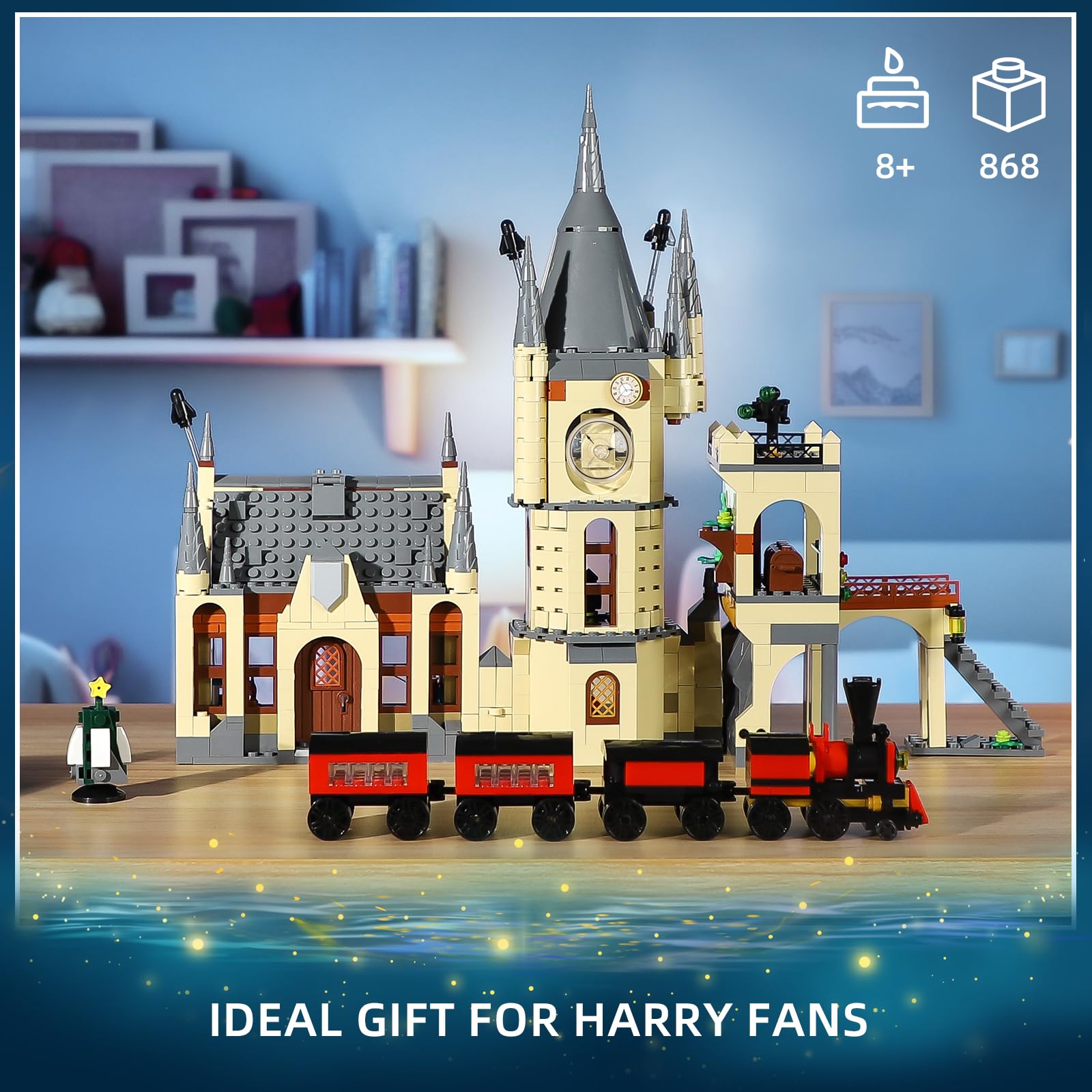 Foto 7 pulgar | Set De Construcción Qlt Qiaoletong Harry Castle Potter Clock Tower - Venta Internacional.