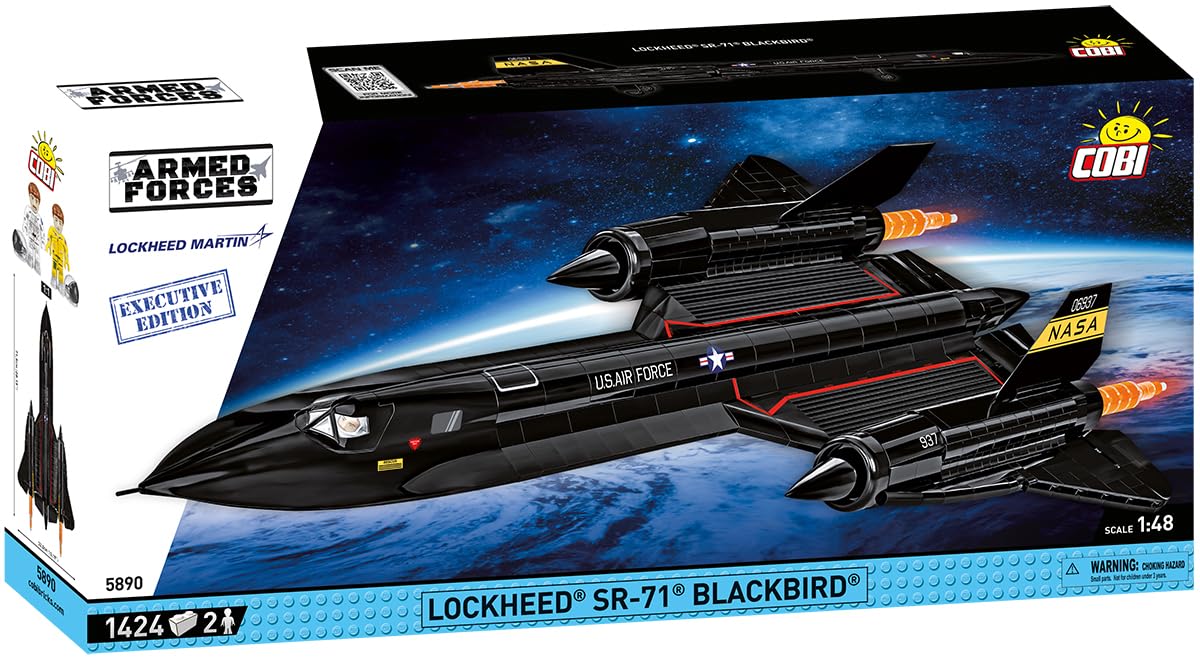 Foto 3 pulgar | Bloques De Construcción Cobi: Lockheed Sr-71 Blackbird De Las Fuerzas Armadas - Venta Internacional.
