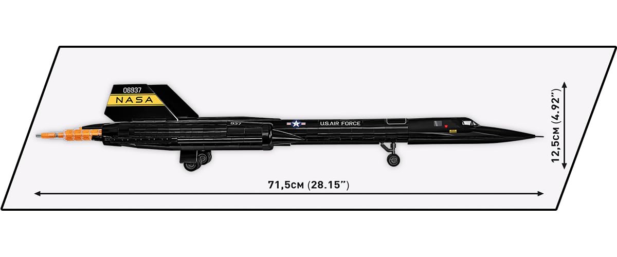 Foto 4 pulgar | Bloques De Construcción Cobi: Lockheed Sr-71 Blackbird De Las Fuerzas Armadas - Venta Internacional.
