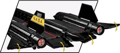Foto 7 | Bloques De Construcción Cobi: Lockheed Sr-71 Blackbird De Las Fuerzas Armadas - Venta Internacional.